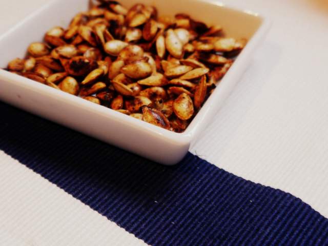 snack de semillas de calabaza