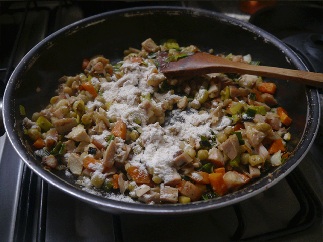 Pastel de pollo: Chicken Pot Pie)