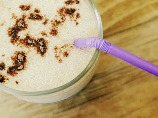 Batido de Chocolate: ¡No tires los restos de helado!