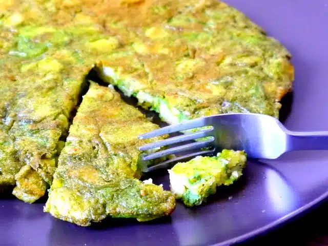 Tortilla de papa ¡verde!