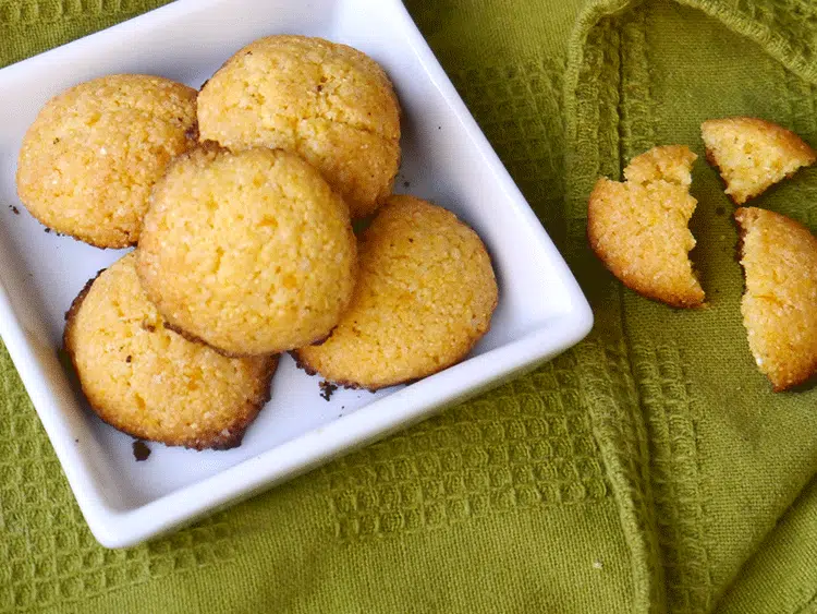 Galletitas de polenta y naranja ¡Super fáciles!