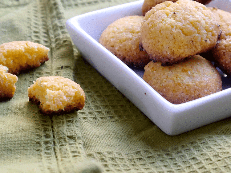 galletitas de polenta y naranja