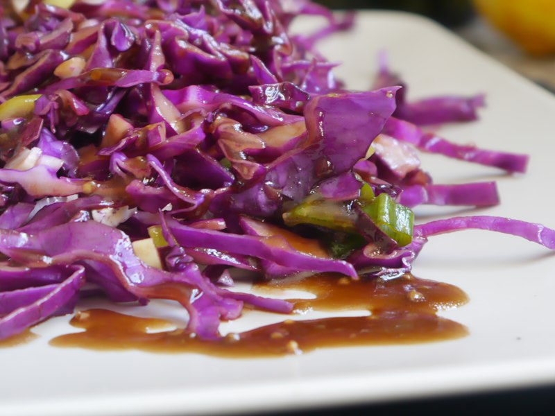 Introducir 39+ imagen recetas de ensaladas con repollo morado