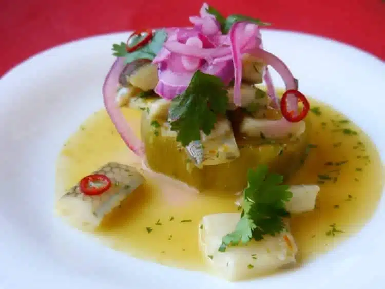 Ceviche de pejerrey