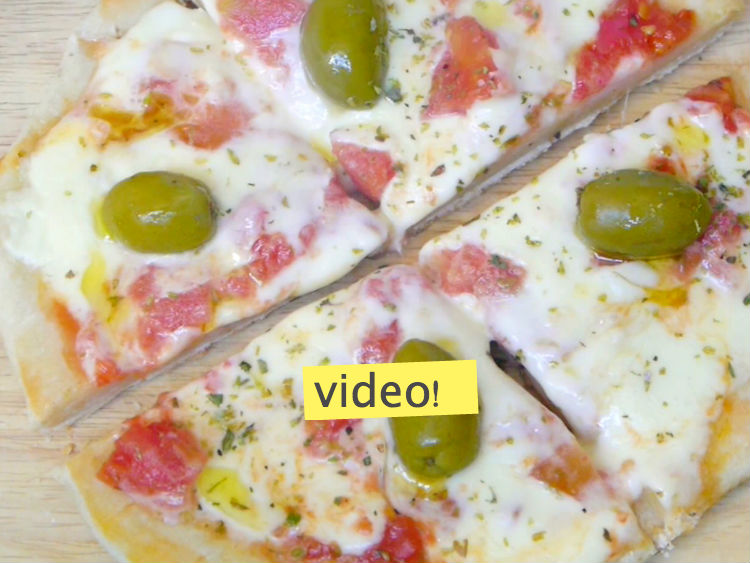 Pizza casera: SIN horno y SIN levadura