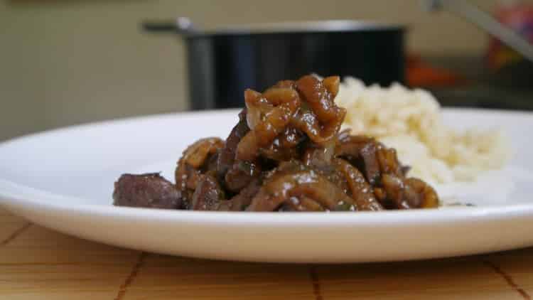 Como hacer hígado encebollado receta de hígado con cebolla