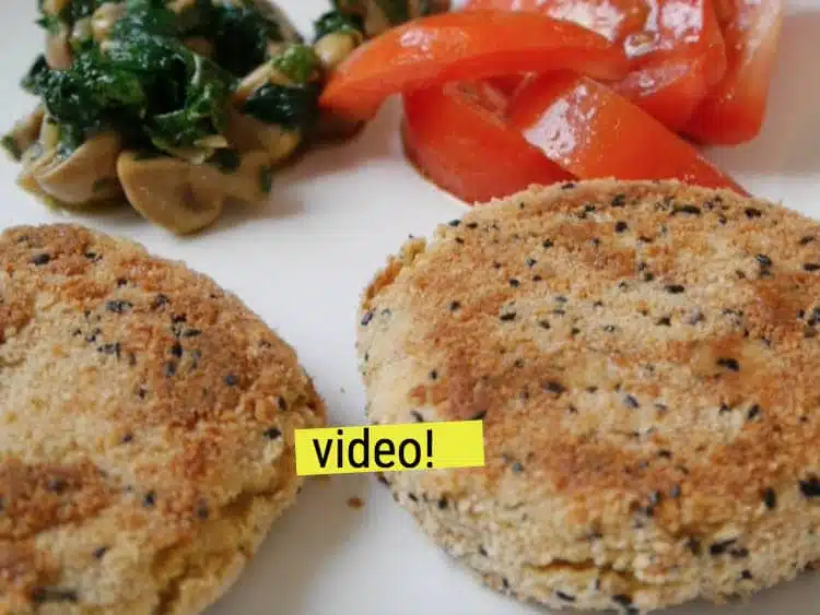 Milanesas de garbanzos (¡o hamburguesas!) - Paulina Cocina