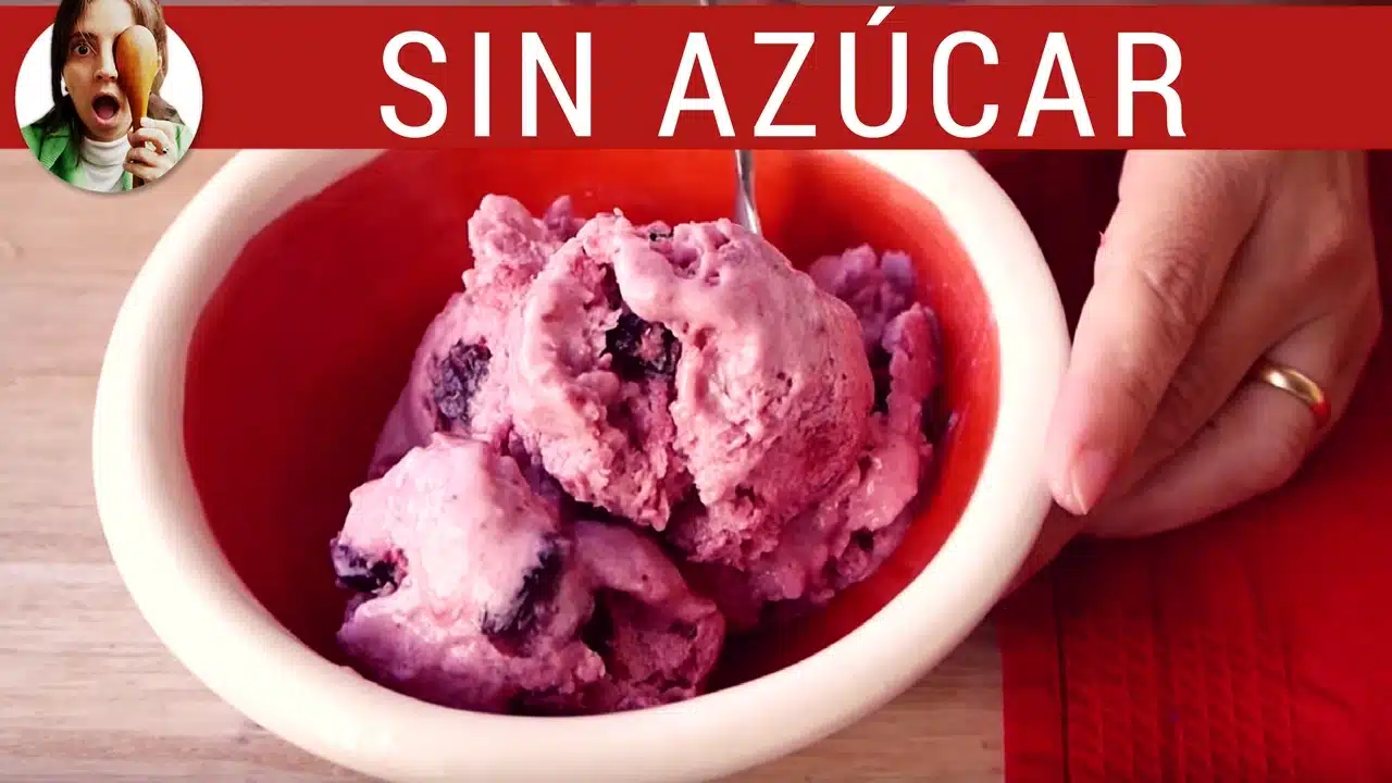 Receta de helado sin azúcar, helado apto para diabéticos - Paulina Cocina