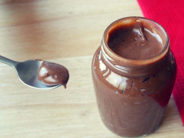 Receta de nutella