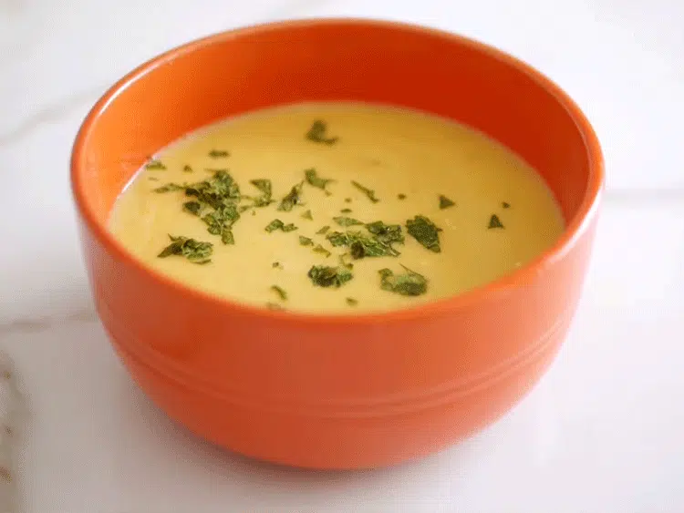 sopa crema de choclo