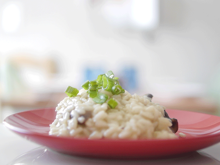 risotto de hongos