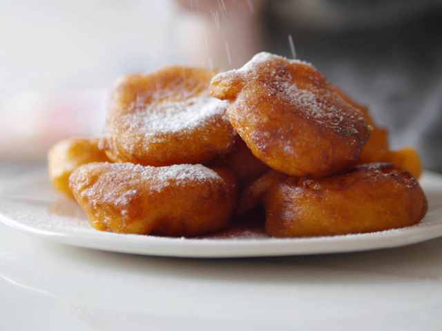 Buñuelos de calabaza sin azúcar