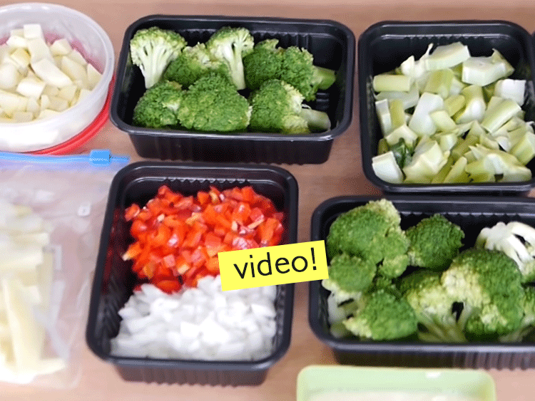 #1000prep: Verduras congeladas caseras!