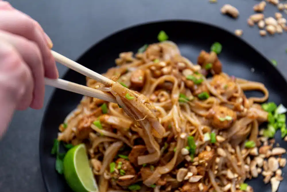 receta facil de pad thai