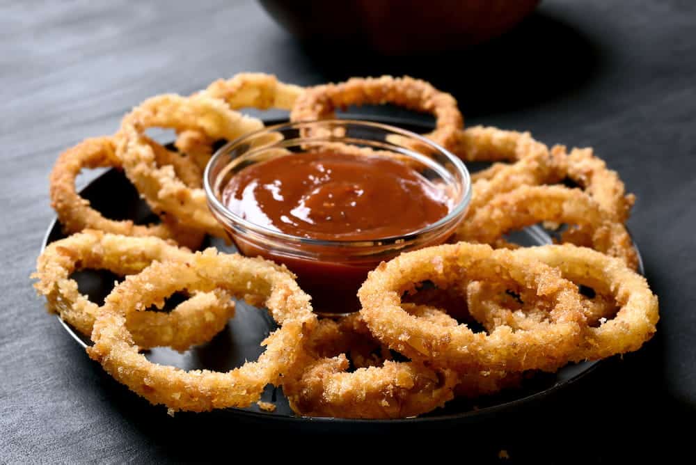 receta casera de aros de cebolla