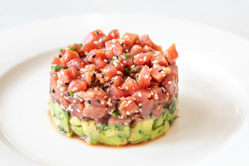 Tartar de atún receta