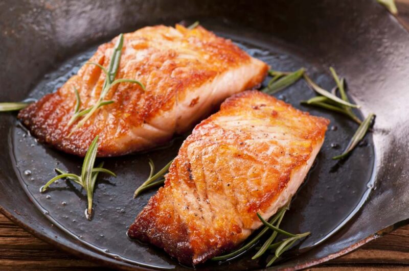 Receta de salmón a la plancha con salsa agridulce