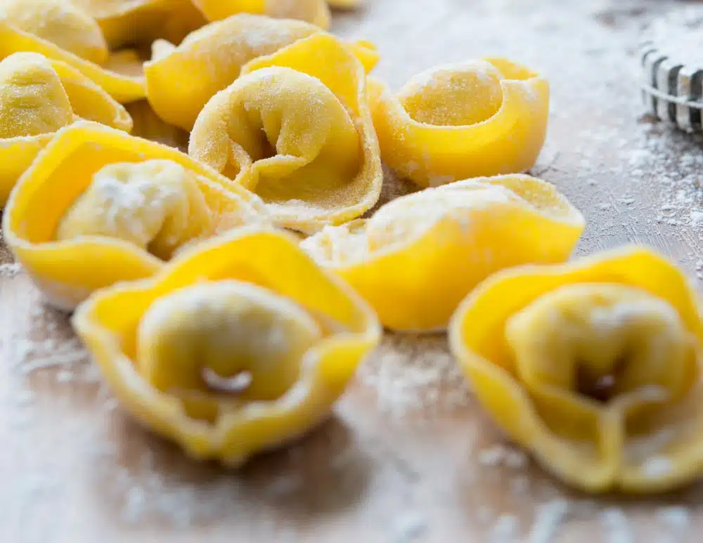 Receta de tortellinis de pollo