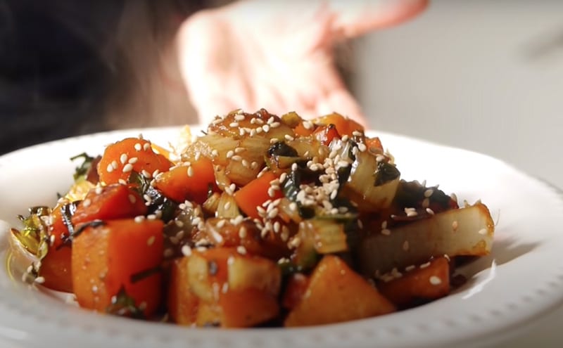 Verduras salteadas