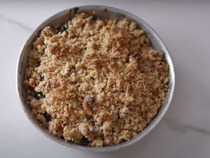 Crumble de verduras