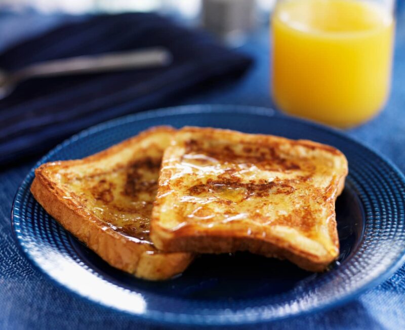 French bread and toast - a delicious breakfast! french toast