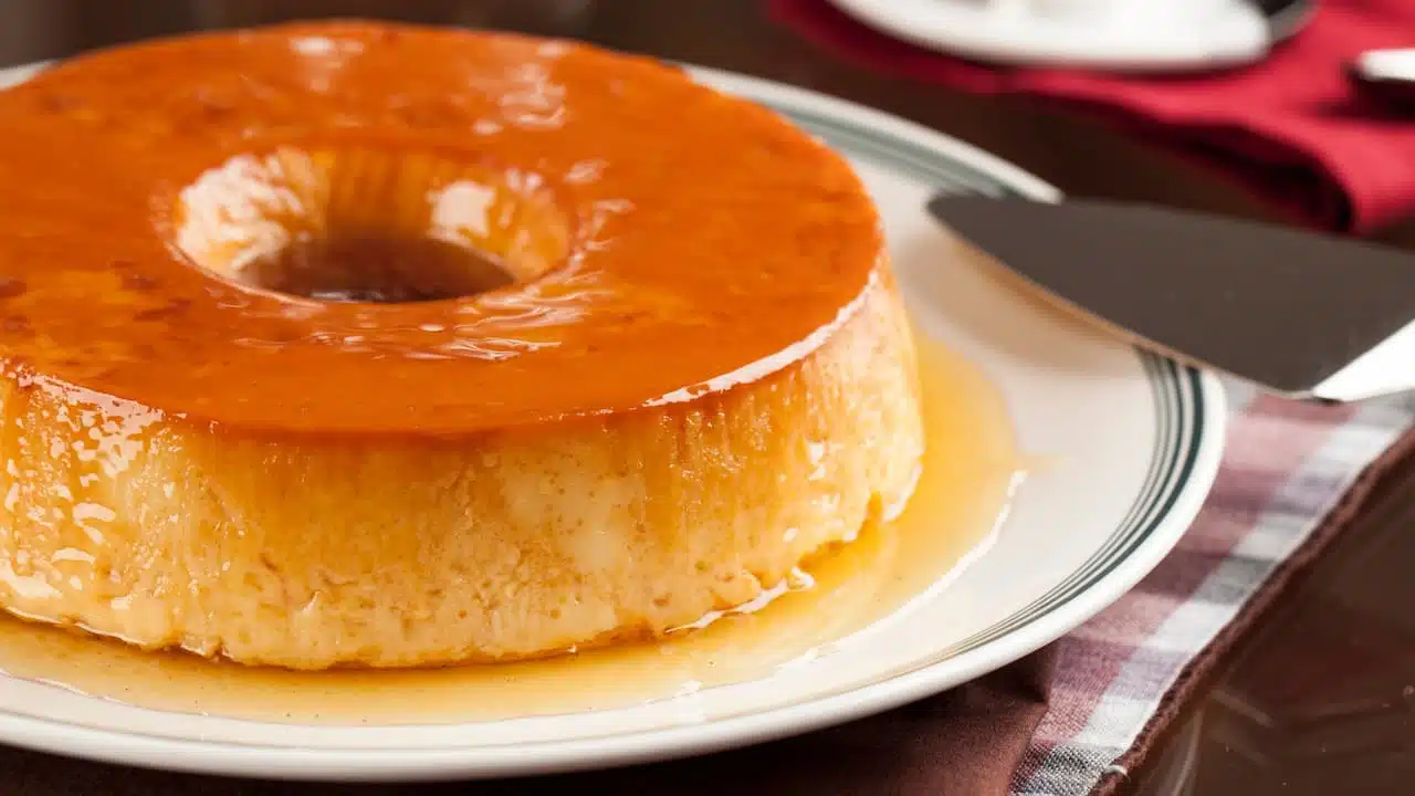 receta flan de coco