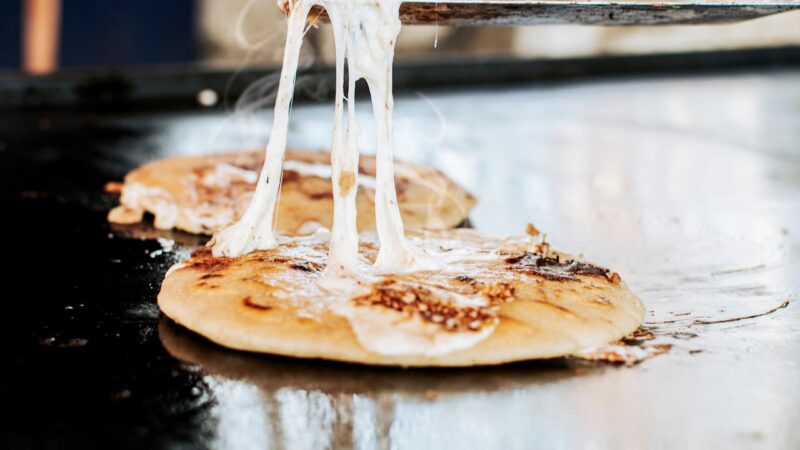 Salvadoran Pupusas, Central American delicacy Salvadoran pupusas recipe