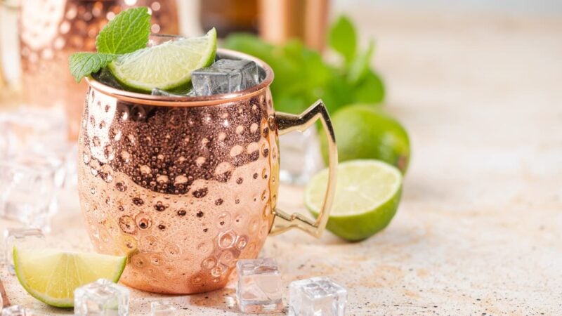 cóctel moscow mule