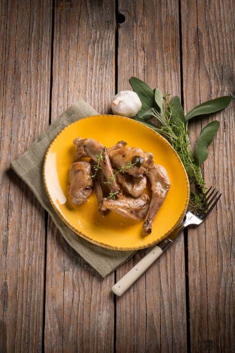 Rabbit with garlic, more for less rabbit with garlic recipe