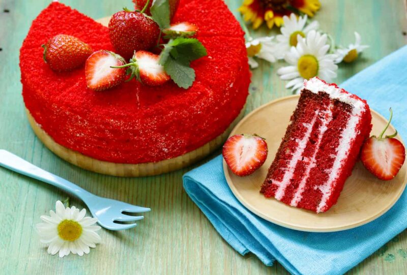 Red Velvet cake, soft and delicate like velvet red velvet receta