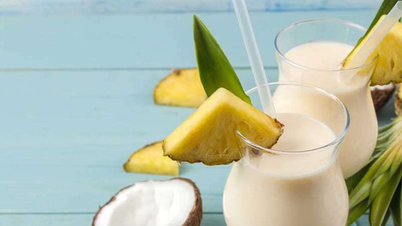 Como hacer piña colada