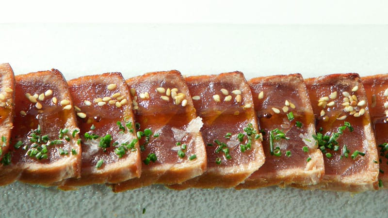 Como hacer tataki de atún