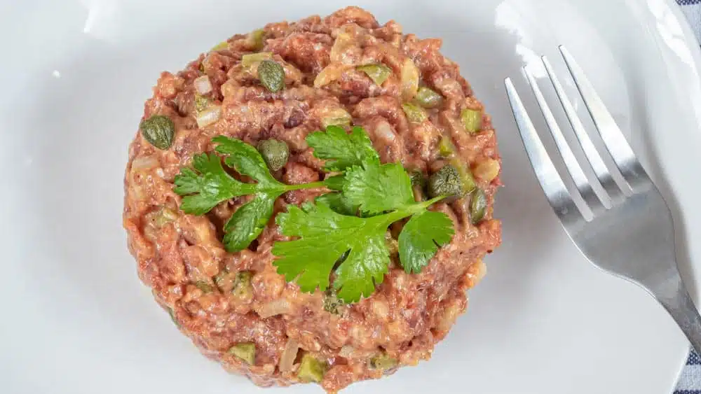 Receta de steak tartar