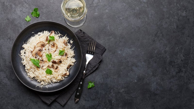 How to make the delicious mushroom risotto Mushroom and parmesan risotto