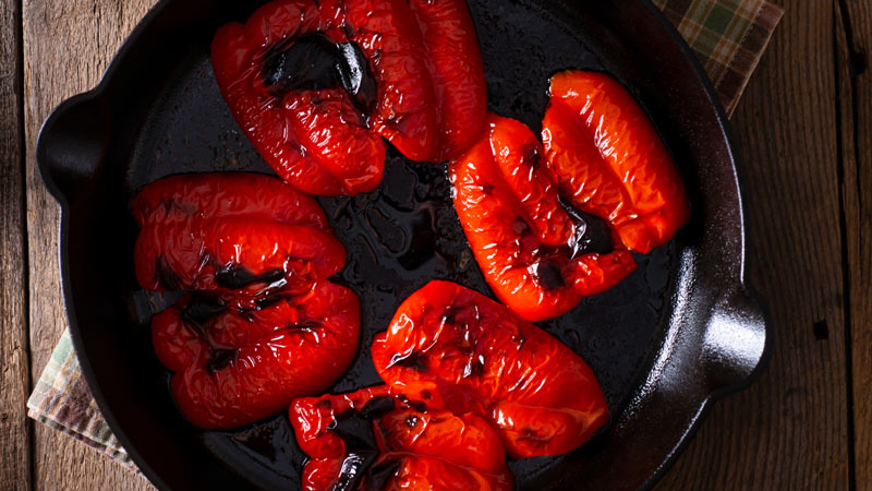 oven roasted peppers
