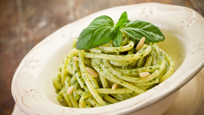 Receta de pasta al pesto