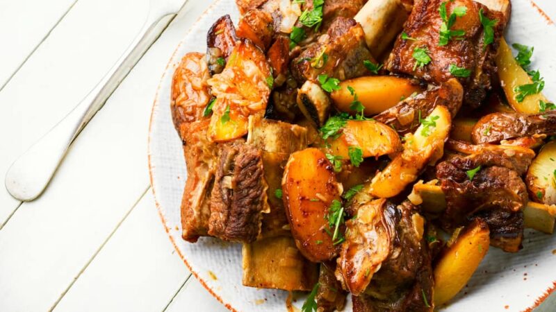ribs with potatoes recipe