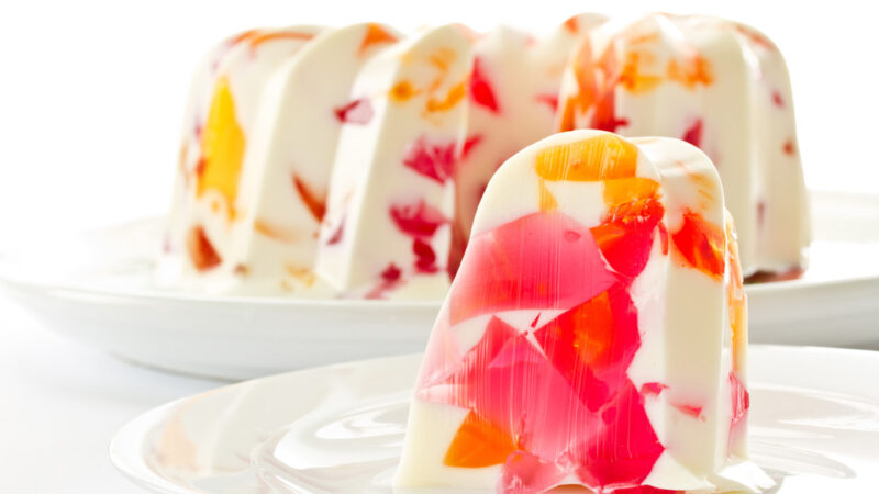 Receta de gelatina de mosaico