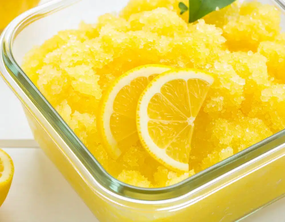 Receta de granizado de limón casero