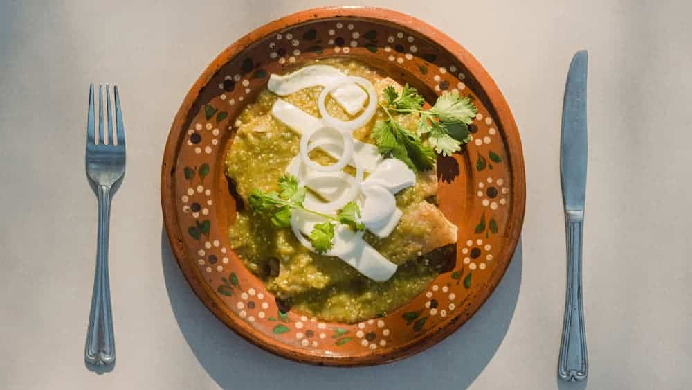 Enchiladas Verdes tradición mexicana Paulina Cocina