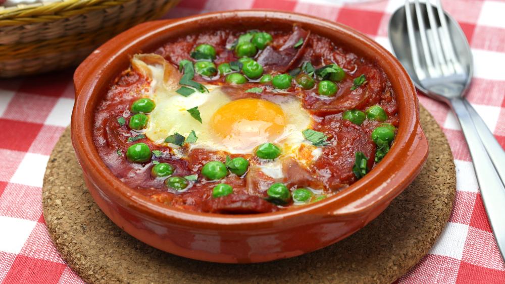 receta de huevos a la flamenca