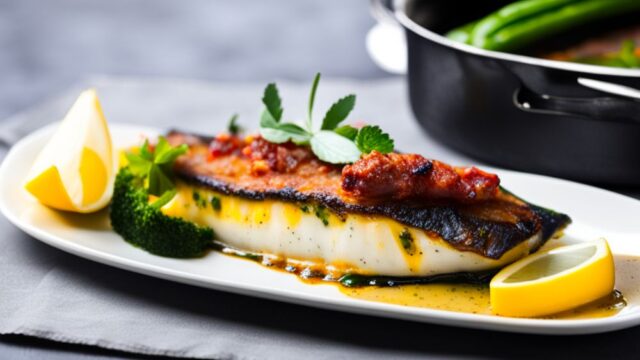 Lubina al horno, una rica receta con pescado receta de lubina a la espada
