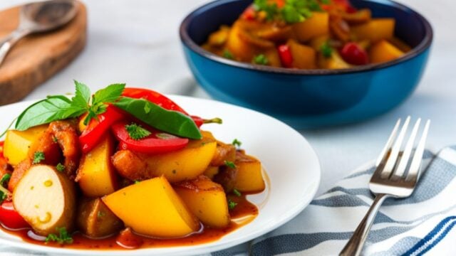 Poor potatoes: 4 ingredients and a lot of Andalusian flavor poor potatoes recipe