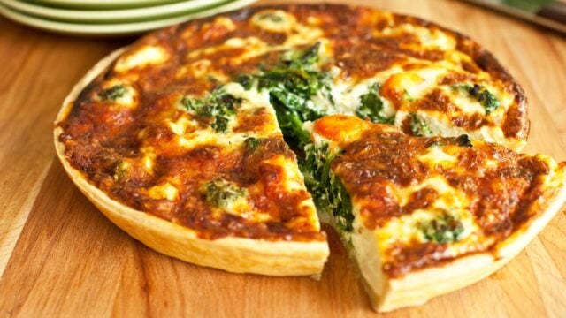 como hacer quiche de verduras