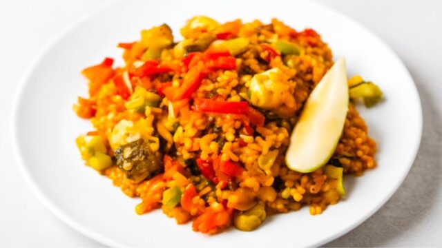 receta fácil de arroz con verduras