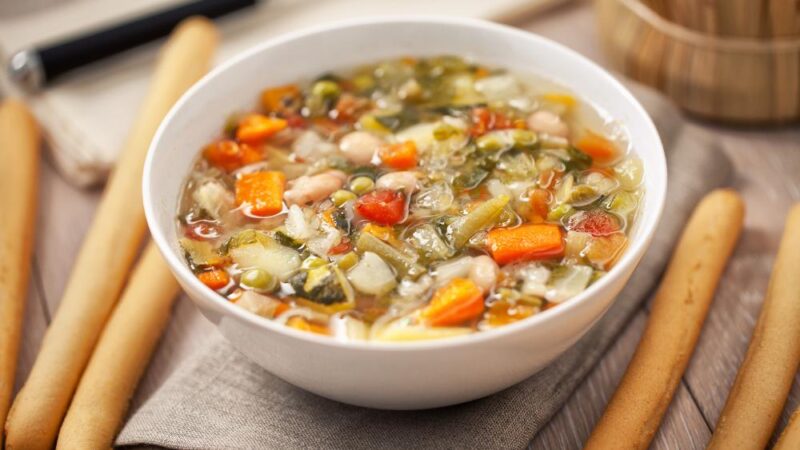 receta de sopa minestrone