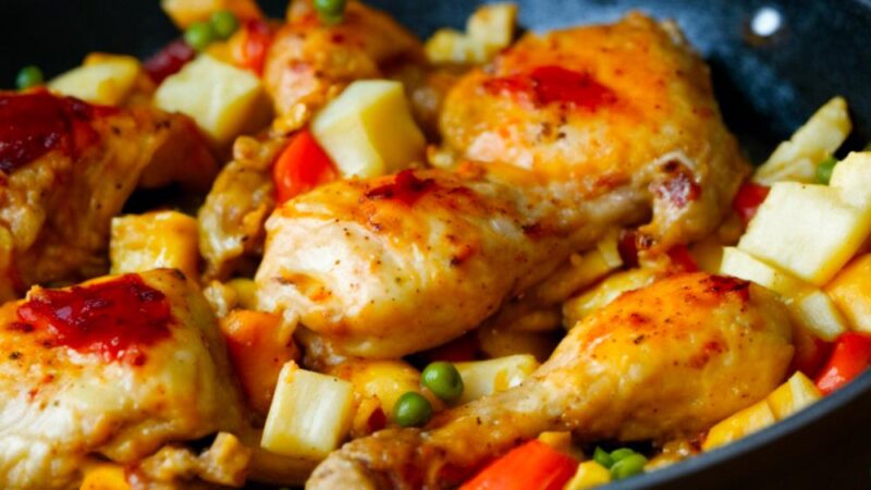 receta de pollo a la jardinera