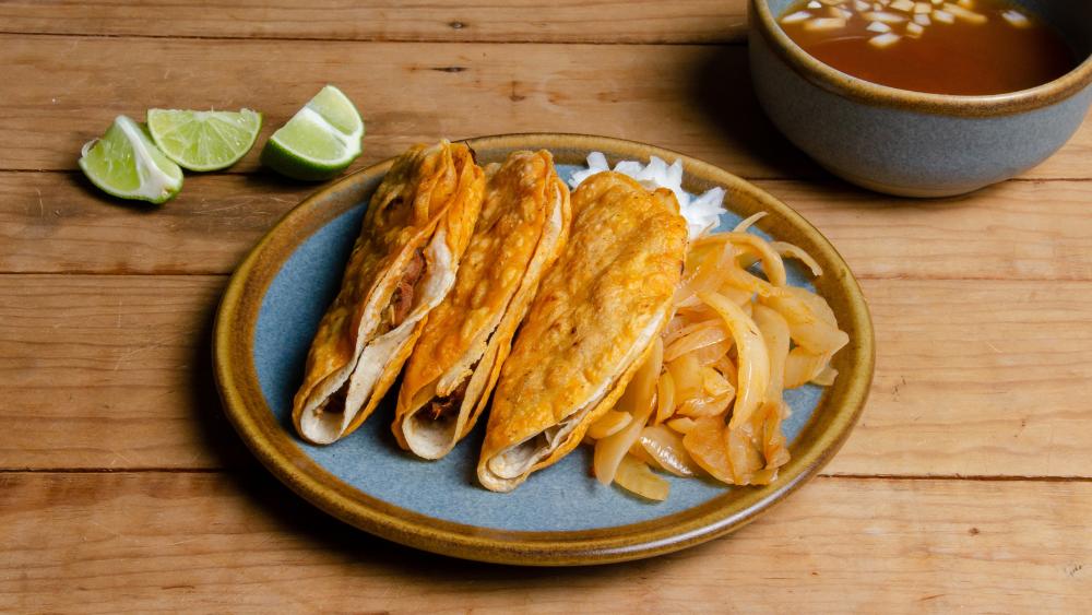 receta de tacos dorados