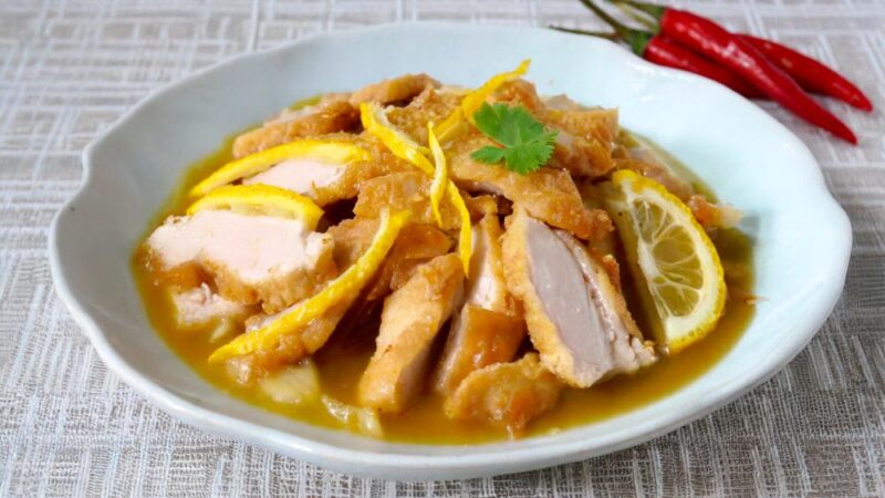 receta fácil de pollo al limón