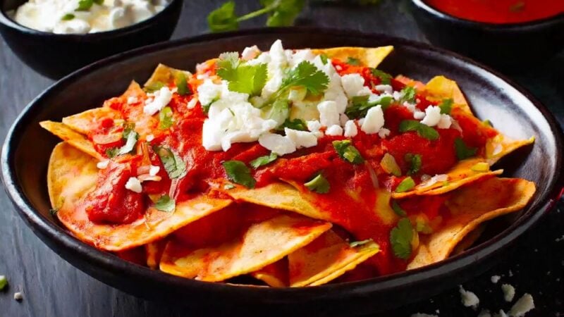 easy red chilaquiles recipe